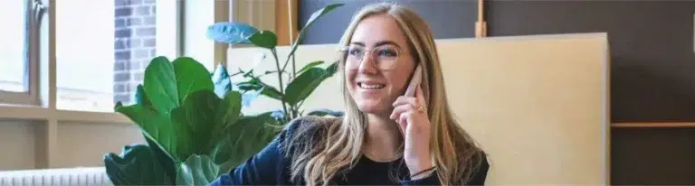 An appointment setter speaking to a highly qualified lead by phone