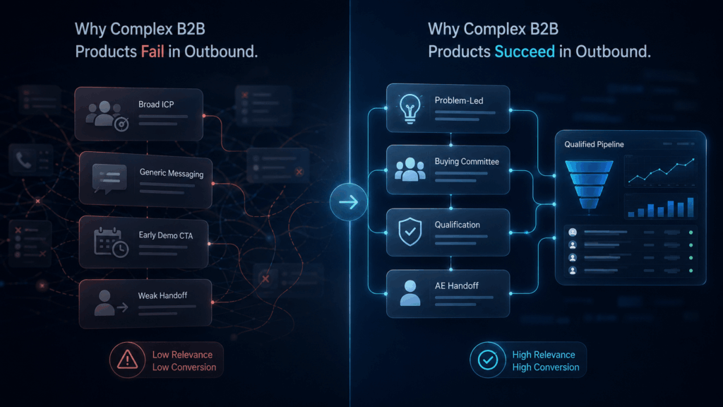 Outbound for Complex B2B Products: Why It Fails and How to Fix It