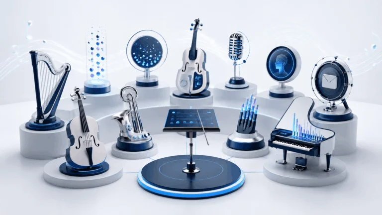 Futuristic orchestral control room design