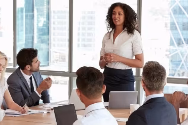 Sales team finalizing decision to hire SDR.