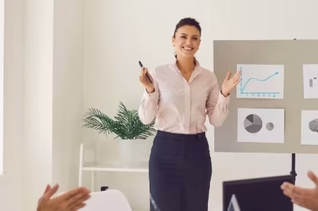 Employees celebrating the success of outsourced SDR solution.